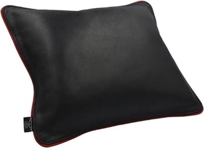 Mister B - leren sling kussen zwart - rood