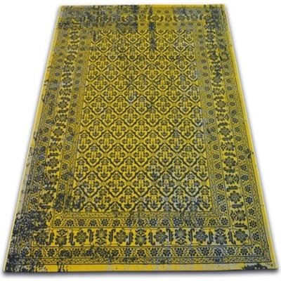 Kleden Rugsx Tapijt Vintage Bloemen , 22209/025 Geel 120x170 cm