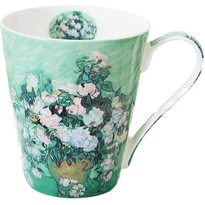 Van Gogh Monet Koffiekop Europese Stijl Kleine Luxe Mok Keramische Kantoorbeker Cadeau Souvenir 401-500ml