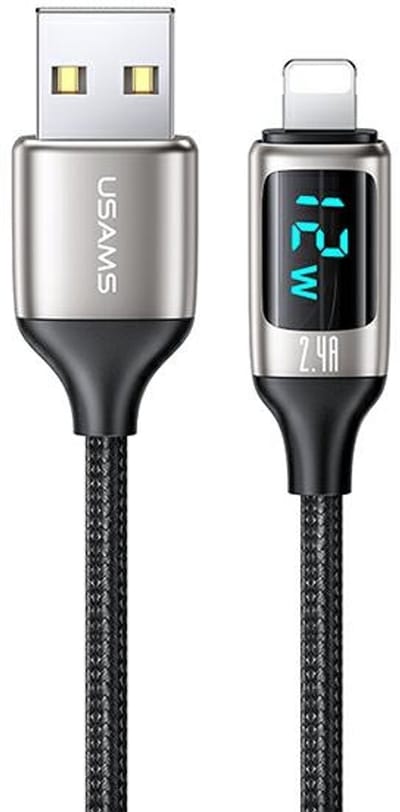 USAMS PD 100W USB C naar USB Type-C kabel Snel opladen datakabel voor Huawei P30 Samsung Xiaomi telefoon datalijn Snel opladen accessoires 2.4A A To L  - 1.2M