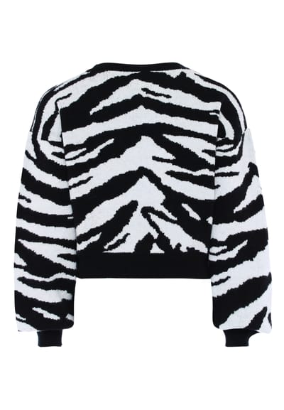 Mymo Jumper Dames zwart en wit