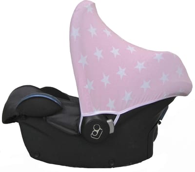 Wallabiezzz Maxi Cosi Zonnekap - Zonnescherm - Universeel - Cabriofix - Autostoel Baby - Roze
