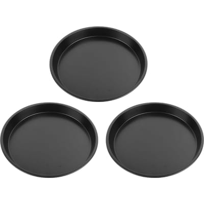 3 Pièces Moule à Pizza Antiadhésif 10 pouces Moule à Cuisson Multifonction pour Cuisiner