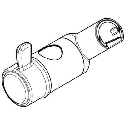 Hansgrohe replacement shower slide, complete 98723820