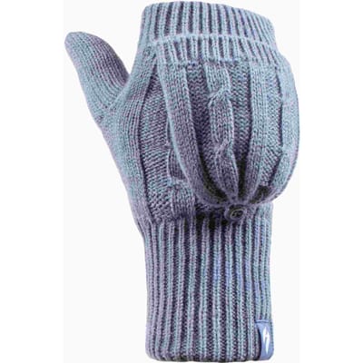 Dames Kabelgebreide 2.3 Tog Thermische Winter Handschoen Zonder Vingers Converterhandschoenen