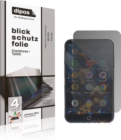 dipos – Matte Privacy Screenprotector geschikt voor MECHEN H10 Lite | Anti-Spy Beschermfolie