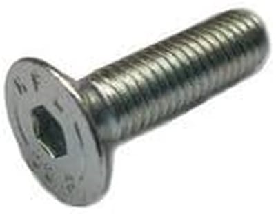 Verzonken Schroeven - Inbus Schroeven - Bevestigen Meubels - Roestvrij Staal - M12x35 mm - Zilver