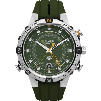 Timex Expedition North Tide/Temp/Compass TW2Y14400 Horloge - Siliconen - Groen - Ø 45 mm