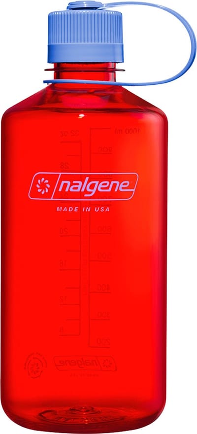 Nalgene - Narrow Mouth Bottle - drinkfles - waterfles - lekvrij - 1000ml - BPA Free - SUSTAIN - Marmalade Orange