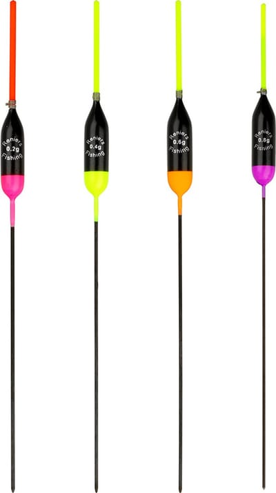 Reniers Fishing Dobber RF N1 – Stabiele Inline Dobber voor Kantvisserij - Kleur: rood,Maat: 0.40g