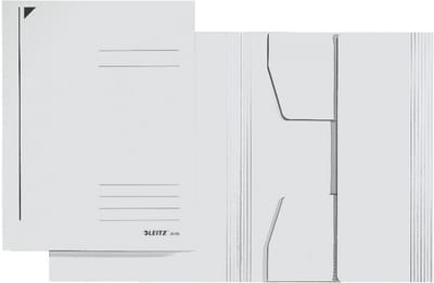 LEITZ dossiermap / jurismap, DIN A4, karton 430 g/m2, wit