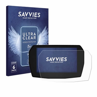 Savvies - Screenprotector voor Ducati Panigale V2 2025 - Folie Beschermfolie transparant 6 Stuks