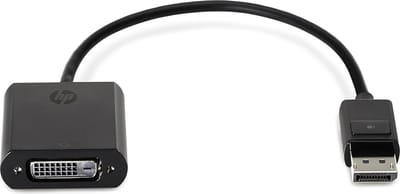 HP 752660-001 video kabel adapter DVI DisplayPort Zwart