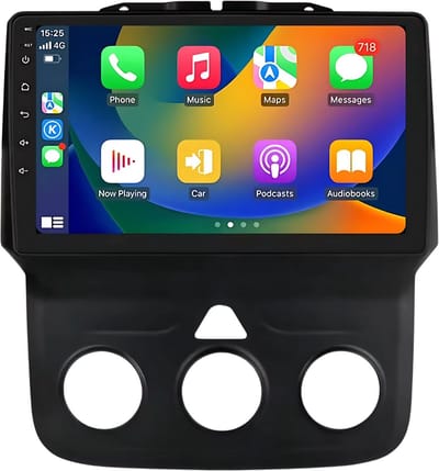 Autoradio met bluetooth - Carplay - Voor Dodge Ram 1500/ 2500/ 3500 (2013-2018) - Geschikt voor Apple en Android - Stereo - Navigatie - Navigatiesysteem auto - 2GB 32GB