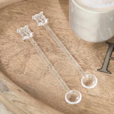 Ensemble de Deux Petites Cuillères en Verre Rm Riviera Maison