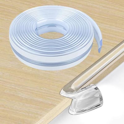 Siliconen hoekenbeschermers voor kinderen, transparante tafelrandbeschermers, veilig babyproofing en meubelbescherming