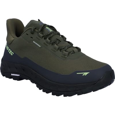 Hi-Tec ALTITUDE LITE WP Heren Wandelschoenen Van Polyester In De Kleur Olijfnacht/ Antracietgrijs/ Limoengroen