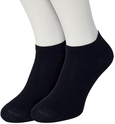 Bonnie Doon Sneakersokken Heren Donker Blauw maat 40/46 - 2 paar - Basis Korte Sokken - Gladde Naden - Enkel Sokken - Uitstekend Draagcomfort - Enkelsokken - Sneaker Sokken - 2-pack - Multipack - Effen - Donkerblauw - Navy - OL8120012.102