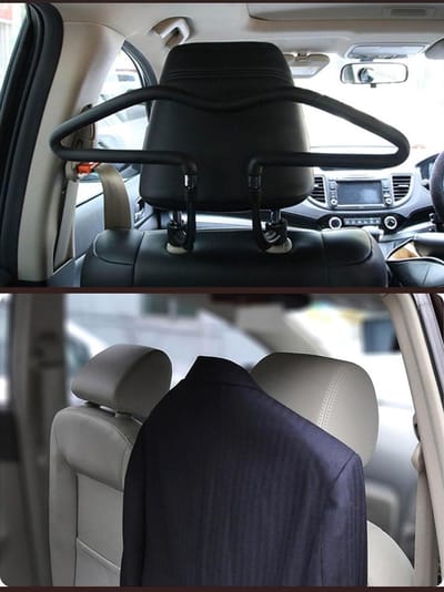 Auto Kleerhanger - Kledinghouder - Reizen Netjes - Eenvoudige Installatie - 1x1x1 cm - Zwart