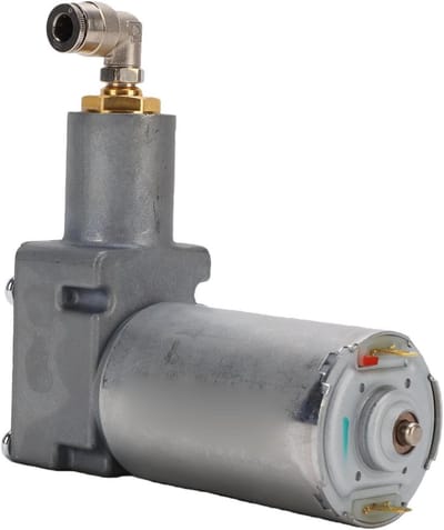 Luchtstoel Compressor - Stoelcompressor Vrachtwagen - Comfortabel Rijden - Stille Werking - 12V DC - Zwart