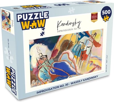 Puzzel Improvisation no. 30 - Wassily Kandinsky - Legpuzzel - Puzzel 500 stukjes