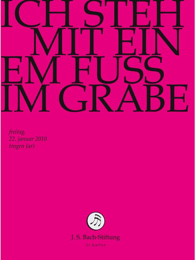 Chor & Orchester Der J.S. Bach-Stiftung, Rudolf Lutz - J.S. Bach: Ich Steh Mit Einem Fuss Im Gr (DVD)