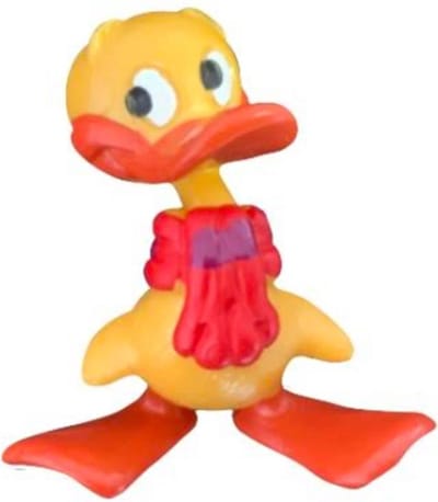 Alfred Jodocus Kwak speelfiguur - 6,5 cm - taarttopper. Bekend van de jaren 90.