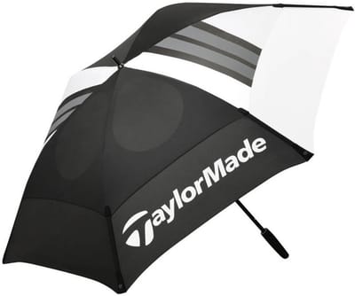 Taylormade 68 Double Canopy Tour Golfparaplu 2025 - Zwart Wit