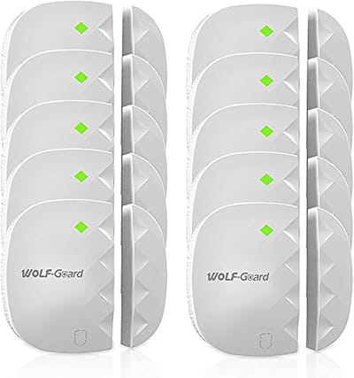 Draadloze Deur Raam Alarm - Contact Sensor Set - Huis Beveiliging - 80 Meter Bereik - 10 Stuks - Wit