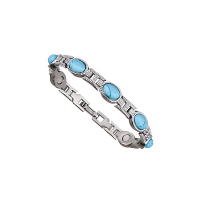 Magneet Armband Lady Turquoise - M