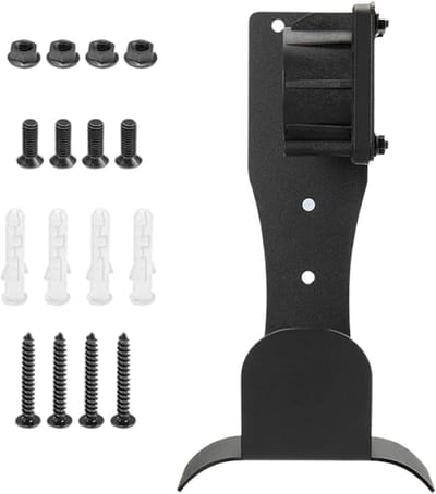 EV Charger Holder - Wandbevestiging Lader - Opladen Elektrisch Voertuig - Roestvrijstalen Bevestiging - 23x11.5 cm - Zilver