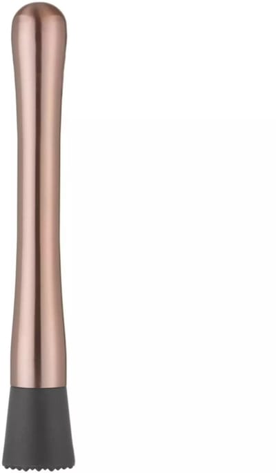HENDI cocktailstamper - rvs met ABS-bodem - pletten en kneuzen - diameter 30 mm, lengte 210 mm - koperkleur - voor cocktails en alcoholvrije cocktails