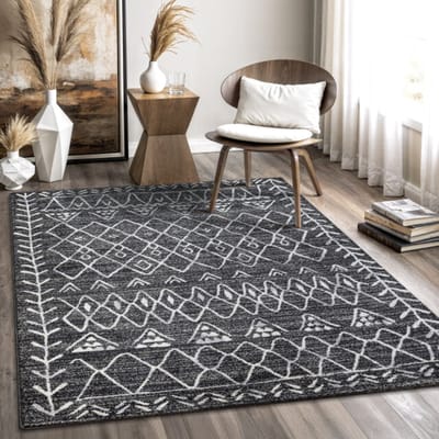 Muratap Boho vintage | laagpolig vloerkleed | modern tapijt | woonkamer, slaapkamer |