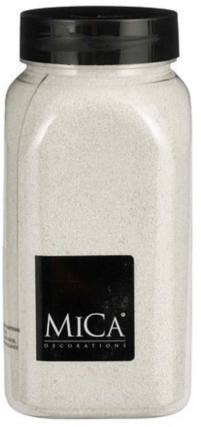 Wit Decoratie Zand 650ml - Mica Decorations