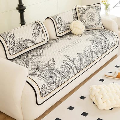 Winter Melk Pluche Bankovertrek Verdikken Antislip Geometrisch Jacquard Bankovertrek Woonkamer Slipcover Warm Meubelbeschermer Mat 70x70cm 1pcs