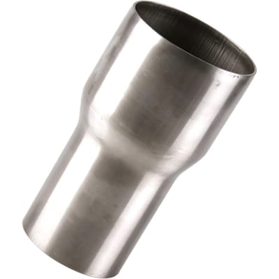 Uitlaat Adapter Koppeling 51mm 201 Roestvrij Staal Uitlaatpijp Reducer Connector voor Voertuigen 51mm naar 63mm gray
