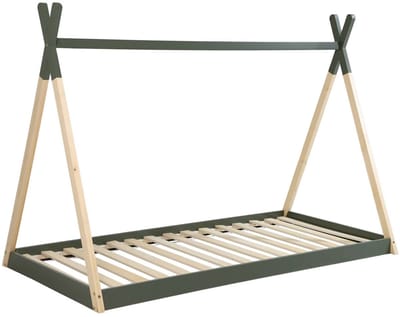 sweeek - Kinderbed tipi, 90x190cm, lattenbodem inbegrepen l 196 x b 100 x h 136,5 cm - tobias