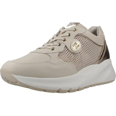 Nerogiardini Sneaker Velvet 1039 T.Nora Latte 02 T.Brill Platino 6074 S - Fashion Wear - Vrouwen