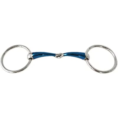 Mors simpel voor paard met gebogen mondring Sefton