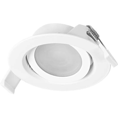 OSRAM Spot Set LED inbouwspot DIM 4,9W 120° Wit, set van 3 plafondspots dimbaar faseafsnijding, warm wit IP20