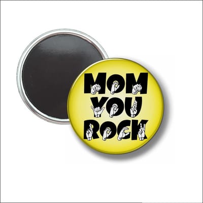 Button Met Magneet 58 MM - Mom You Rock - NIET VOOR KLEDING