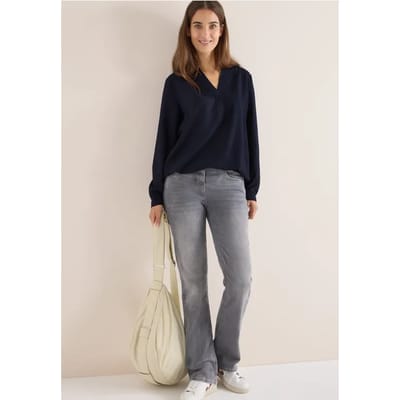 Blouse in effen kleur
