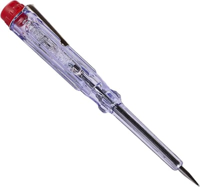 Spanningstester - Fasetester - Elektra controleren - Geïsoleerde schacht - 140 mm - Geel
