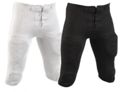 Riddell Rocket Pant w/Comb Waist Adult S White Gamepants voor Sport American Football