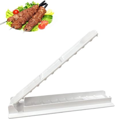 Kebab Persvorm voor BBQ - Ideaal voor het maken van Turkse Kebabs, Geschikt voor Keuken, Familie en Buitenactiviteiten, Perfect voor Beginners en Kamperen