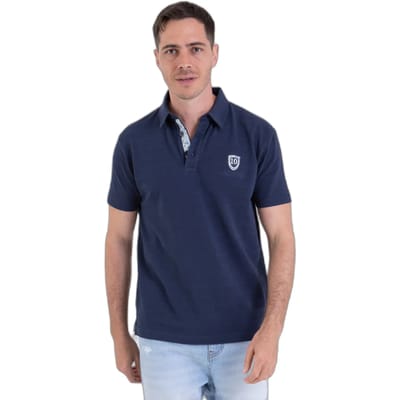 Gestreepte piqué polo Camberabero