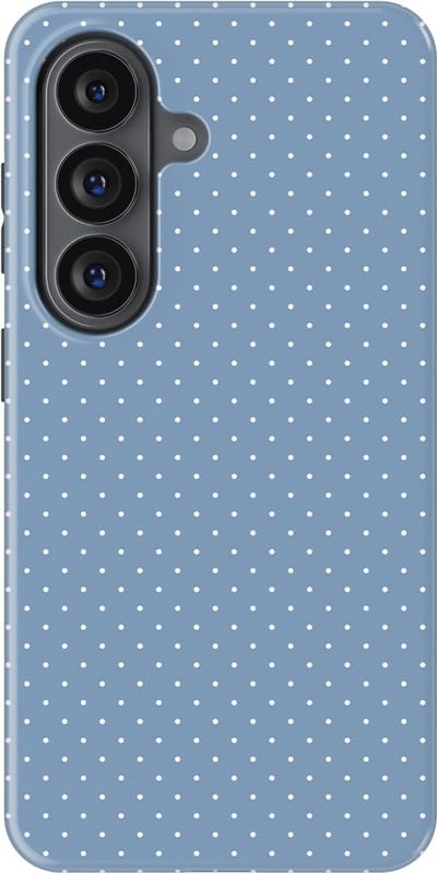 Micro Dots Tough Hoesje Samsung Galaxy S26 | Geschikt Voor Mag | Stippen Motief Backcover Samsung Galaxy S26 Sky Spark