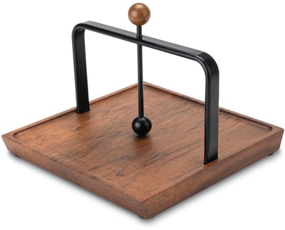 Servethouder met verzwaarde arm, perfect voor papieren servetten, cocktailservetten, elegant design voor keuken, eettafel, café en bar