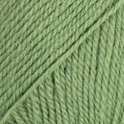 DROPS Flora Uni Colour - 15 groen - Wol Garen