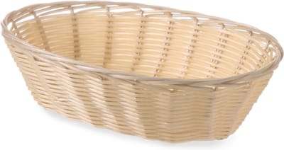 HENDI Ovaal broodmandje – breukvast poly-rotan – vaatwasmachinebestendig – 225x130x55 mm